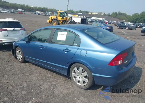 2008 Honda Civic Lx из США, поврежденный, VIN 1HGFA16528L046330
